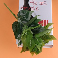 10 Piezas Hojas Tropicales Decoración Decoraciones para Hogar Habitaciones Interior Planta Falsa