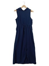 Vestido de verano para mujer Noisy May vestido maxi azul con capucha talla 36 S casual