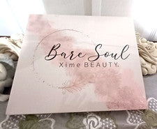 SOMBRAS DE OJOS BARE SOUL ZIME BEAUTY, PALETA DE BRILLO RUBOR-TOTALMENTE NUEVAS SELLADAS-1,50 OZ