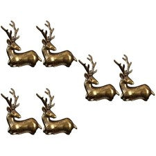 Figura de ciervo de 3 unidades adornos para sala de estar accesorios decorativos para el hogar