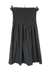 Vestido bandeau Zara Woman negro talla 34 vestido de verano elegante minimalista