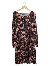 Vestido informal Dorothy Perkins talla 46 estampado floral manga larga