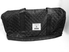 Bolso de mano negro grande acolchado para pasar la noche bolso de viaje de fin de semana equipaje de mano - NUEVO