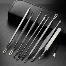 Kit removedor de espinillas extractor de espinillas herramientas para el acné para el tratamiento facial de la piel