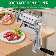 Picadora de carne cocina filete picadora de carne tirador de carne manual acero inoxidable