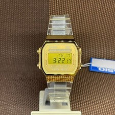 Casio Vintage A168XESG-9A Resina Translúcida Digital Cuarzo Casual Reloj Unisex