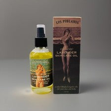 Aceite orgánico para el cuidado de la piel de lavanda Los Poblanos 3,7 oz cara y cuerpo Nuevo México