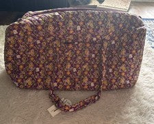 Bolso de Lona Vera Bradley Disney Rapunzel Escalada Hiedra Grande de Viaje Nuevo con Etiquetas