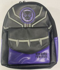Mini Mochila Marvel Black Panther Wakanda Forever Estilo Loungefly Nueva con Etiquetas