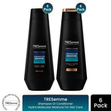Champú o acondicionador TRESemme Hydra humedad molecular para el cuidado del cabello, paquete de 6