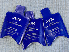JVN Nurture Hydrating Hair Care Trio 3*15 ml - Juego de champú, acondicionador y mascarilla