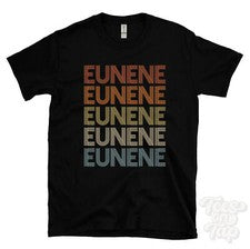 CAMISETA EUNENE ESTILO RETRO REPETIDO Hombre y Mujer Novedad Genial Nombre Regalo