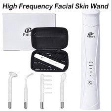 Juego de máquina de varita para el cuidado de la piel facial de alta frecuencia tratamiento capilar antienvejecimiento p