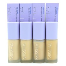 Base de maquillaje MISSHA Layering Fit semi brillante 35 ml 4 tipos color SPF38 PA++ K-Beauty