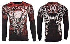 Camiseta térmica para hombre Xtreme Couture by Affliction Bare Bone