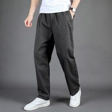 Pantalones de trabajo de combate de carga para hombre bolsillos algodón estilo delgado pantalones lavables a máquina