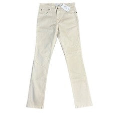 Pantalones de mezclilla blancos ajustados Marko de moda Nova para hombre 30x32 nuevos con etiquetas