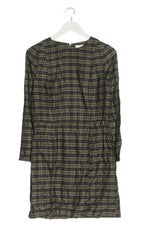 Vestido lápiz mujer H&M viscosa negro oliva talla 40 casual