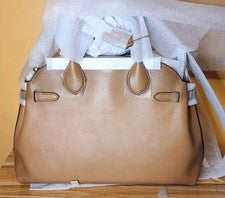 COACH EMPIRE CARRYALL 40 Latón/Marrón Miel CW616 -Nuevo