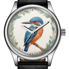 Kingfischer British Bird Colorful Style Art Trendy 38mm Face Wrist Watch