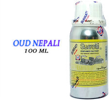 Aceite de perfume concentrado Surrati Oud Nepalí, envasado de 100 ml, aceite Attar.