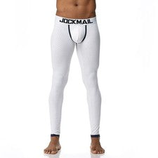 Ropa interior térmica para hombre Algodón Lunares U-Pouch Diseño Pantalones cálidos Long Johns