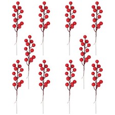 10 piezas decoraciones de flores de simulación de ramas artificiales para fiesta en casa