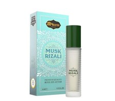 Fragancias Meena Musk Rizali Roll On Attar Fragancia de Larga Duración 8 ml