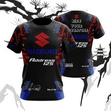 Camiseta de moto/regalo personalizado para motociclista Suzuki Dirección 125/camisa gráfica