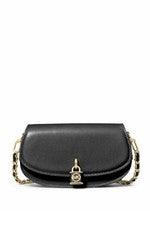 MICHAEL KORS MILA PEQUEÑA CADENA ESTE/OESTE BANDOLERA MENSAJERO NEGRO TALLA ÚNICA - NEGRO
