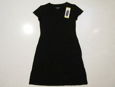 Vestido Camisa MARC NEW YORK Mujer S/S Negro Talla Grande L Nuevo con Etiquetas