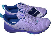 Tenis YONEX Mujer Talla 9 Sonicage 3 Arcilla Lila Power Cushion Cancha Tenis