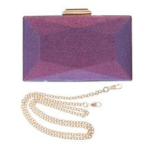 2 piezas Bolso de Noche Dama Teléfono Bolso Presente Portátil Bolso de Hombro Bolso de Banquete