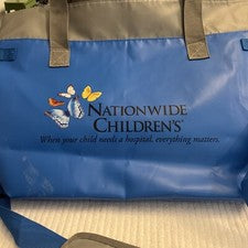 Nationwide Niños XL Bolso Estilo Refrigerador Impermeable Forrado Azul Correa para el Hombro