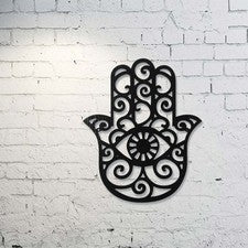 2 Piezas Malvado Colgante Mano De Hamsa Decoración De Pared Decoración Para Hogar
