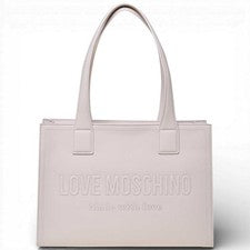 Moda Love Moschino Bolsa GRS Mujer Marfil Sintético