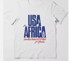 Camiseta USA For Africa We Are The World - Calidad Premium