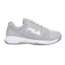 Fila Double Bounce 3 Pickleball Mujer Gris Tenis Zapatos Atléticos 5PM01803-07