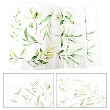 Rejuvenece tu espacio vital con pegatinas de pared de hojas verdes para decoración del hogar