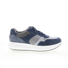 Rockport DMX Corvin RMDMXCORVIN Hombres Azul Gamuza Estilo de Vida Tenis Zapatos