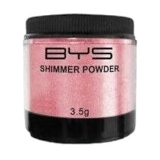BYS Polvo Brillo Rosa 06 Agitador Cuerpo Rostro Brillo Acabado Belleza Nuevo