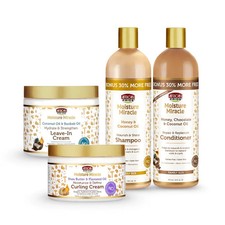 Champú African Pride Aceite Acondicionador Rizo Leche Hidratación Milagro Cuidado del Cabello Gama