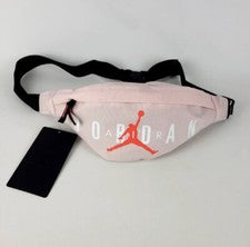 Nike Jordan Rosa Negro Riñonera Cadera Cintura Cinturón Bolso Bandolera 9B0533-X24 Grande