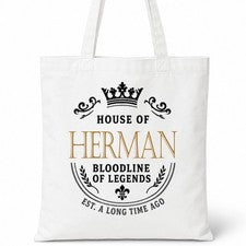 Bolso shopper HERMAN Family Surname House Of Cotton