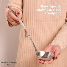 Juego de cucharas Hot Pot de acero inoxidable 304 con gancho colgante para uso en cocina