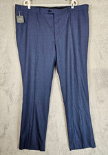 Pantalón Indochino 45x34 Azul Lana Vestido Ligero Frente Plano Cónico Soho 126