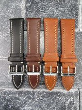 23mm VICTORINOX EJÉRCITO SUIZO Marrón CORREA DE CUERO DE VACA CABALLERÍA CORREA DE RELOJ GRUESA x1 R