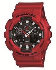 Reloj Hombre CASIO G-SHOCK GA-100B-4AJF Rojo Nuevo en Caja