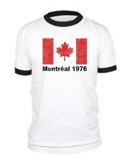 MONTREAL 1978 - Camiseta Unisex Algodón Retro Estilo Timbre