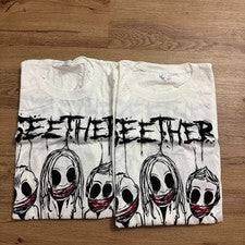 Lote de 2 Nuevas Camisetas Seether Banda de Rock Concierto Gira de Música Promo Camiseta 2XL Y2K